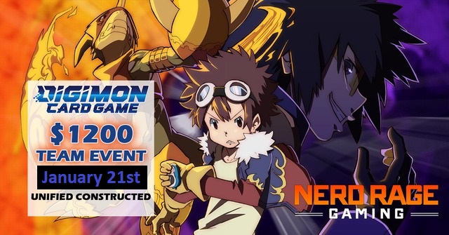 01/21 - Digimon $1.2k Team Event